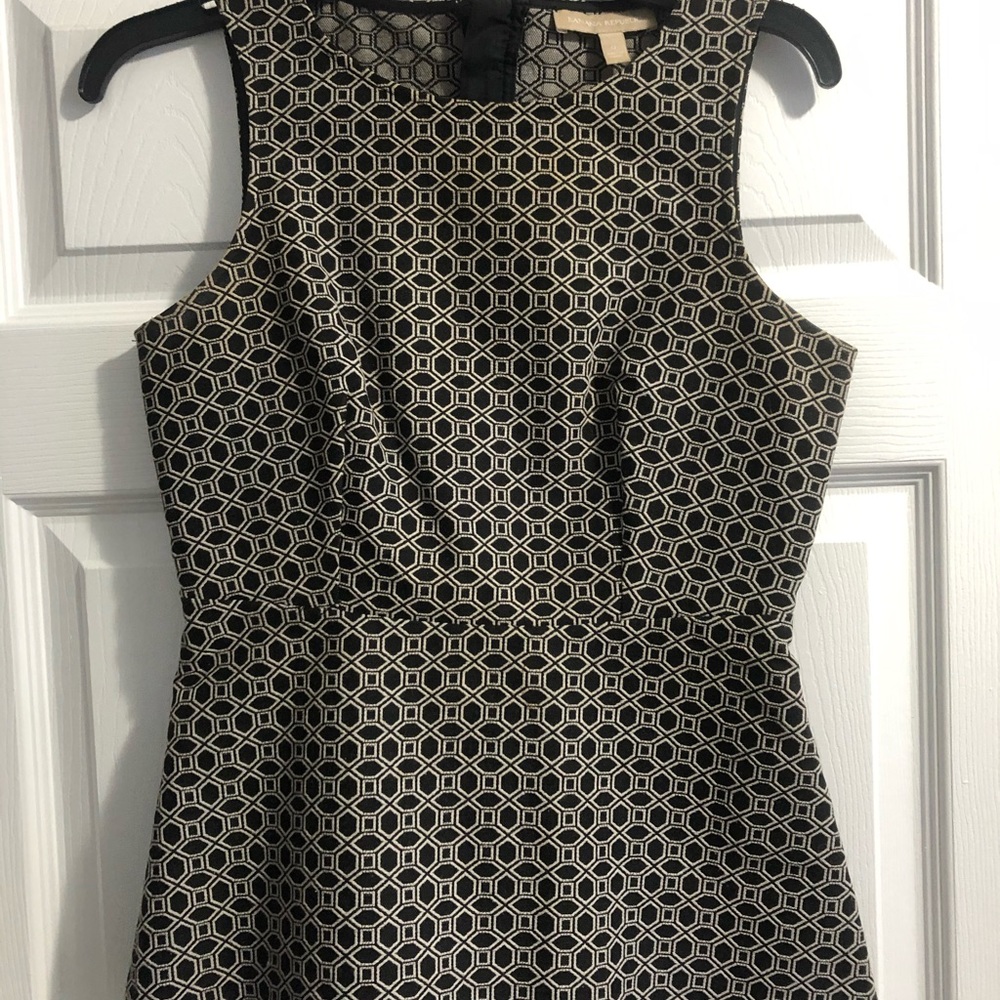 Dressy black peplum top